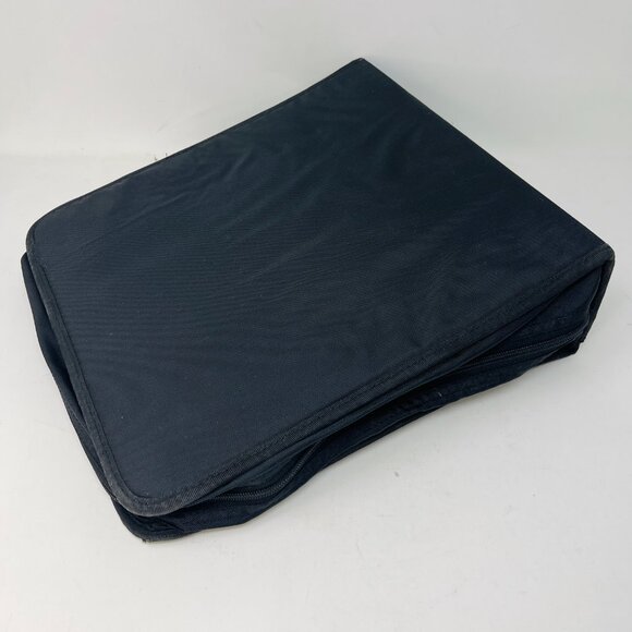 CaseLogic [Holds 208] CD DVD BLU-RAY Wallet Holder Keeper Black Nylon Zippered - Picture 5 of 6